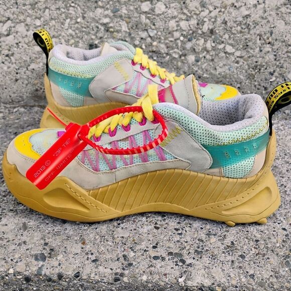 Off-White ODSY-1000 Cream Fuchsia Size EU 37 - Picture 1 of 13